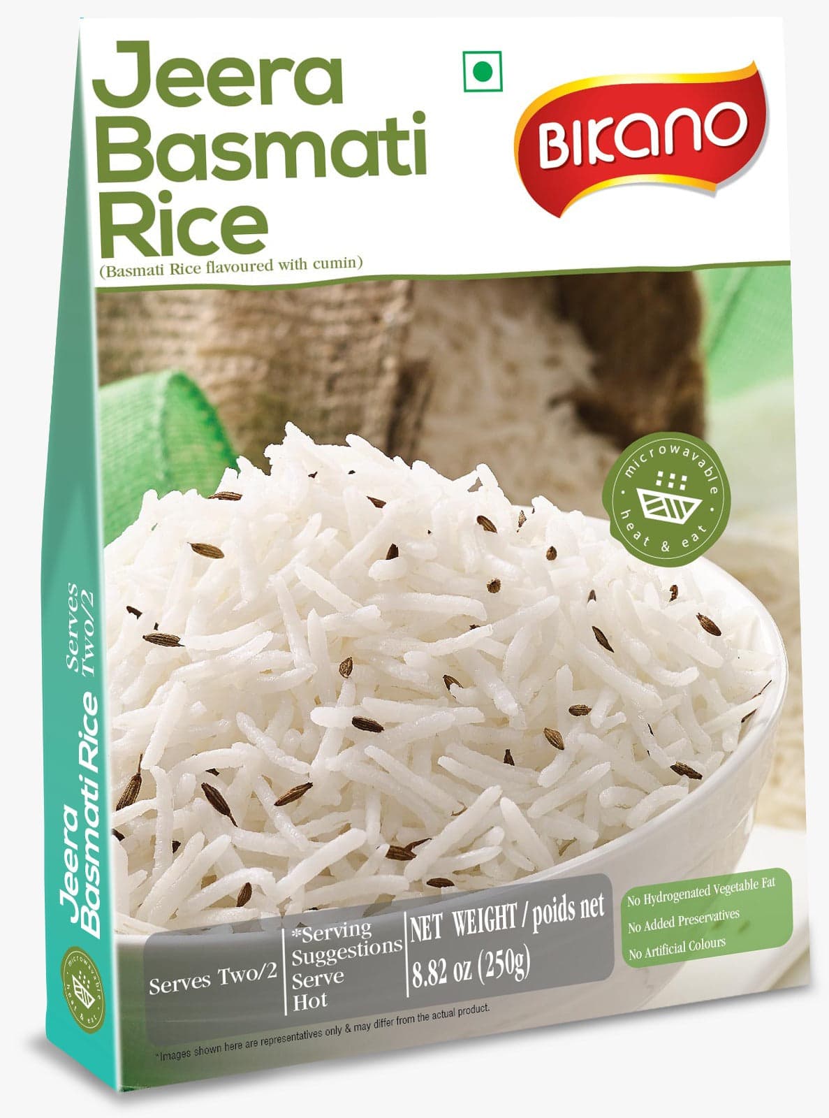 Bikano Jeera Basmati Rice (250g, RTE)
