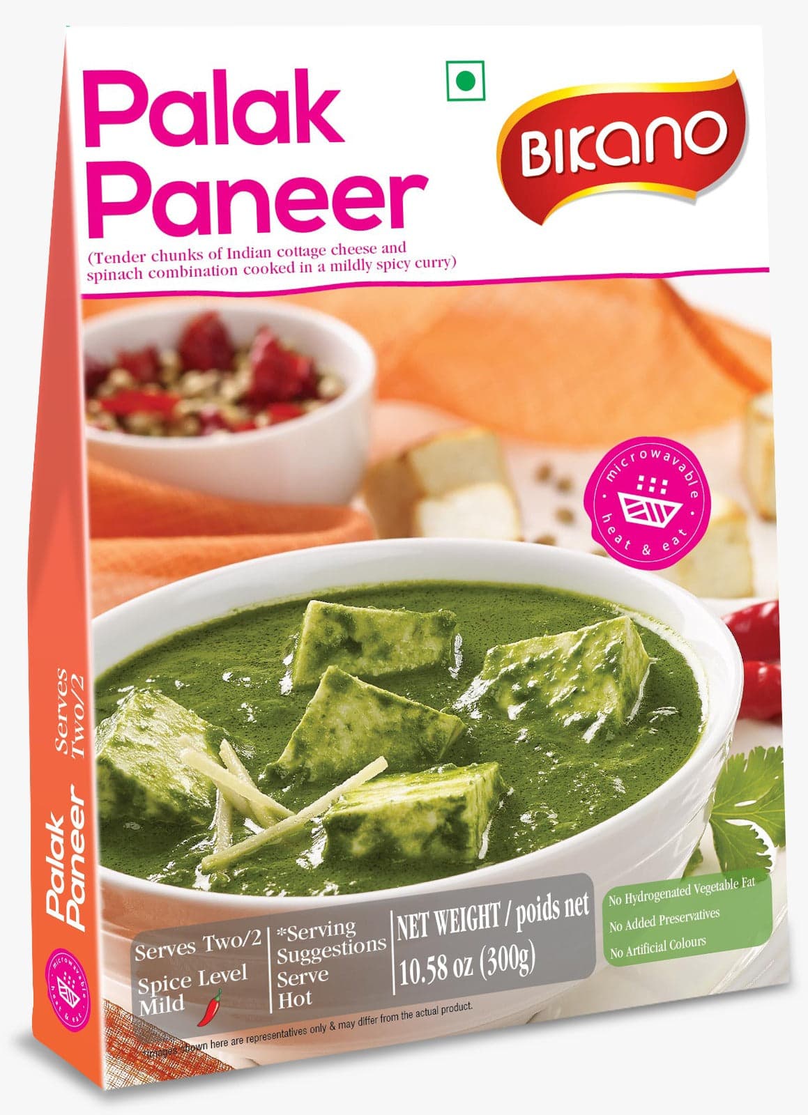 Bikano Palak Paneer (300g, RTE)