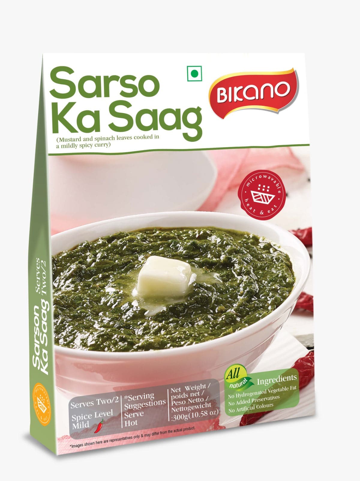 Bikano Sarso ka Saag (300g, RTE)